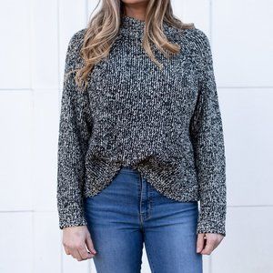 Grey Eileen Fisher Turtleneck Sweater
